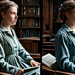 Here are two high-quality image prompts for Stable Diffusion XL, designed to generate professional images based on the ethical role of literature: