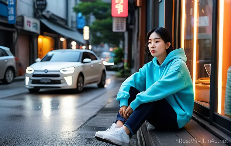 동양 문학사 탐구 - **Japanese Serenity and Modernity:**
    A young woman in her early twenties, dressed in a chic yet ...